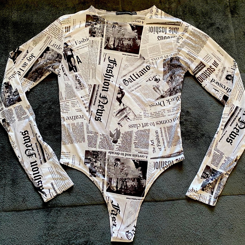 PLT Newspaper Bodysuit